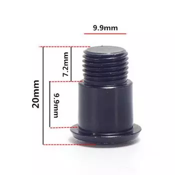 Задний крепежный болт черного цвета, высокое качество, практичный в использовании Short