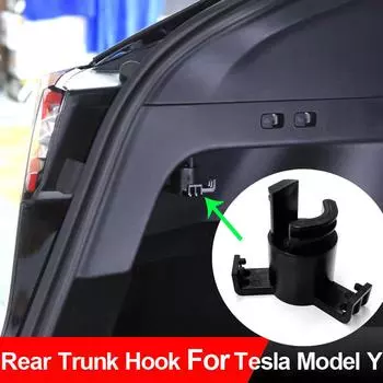 Задний крючок для багажника для Tesla Model Y, модифицированные аксессуары для салона автомобиля, 2021, держатель для крепления крышки болта для органайзера для продуктовых сумок