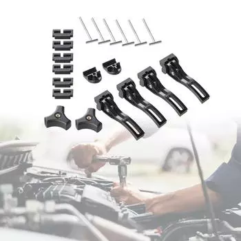 Задний передний зажим, алюминиевый крепежный комплект для жесткого тройного складывающегося чехла для пикапа, универсальные аксессуары для грузовиков