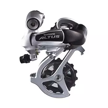 Задний переключатель Shimano Altus 7/8V, серебристый, 2015 г.