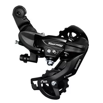 Задний переключатель SHIMANO, черный ERDTY300D TOURNEY (MTB) RD-TY300 7S/6S