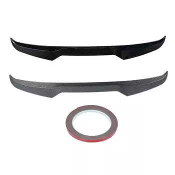 Задний спойлер на крышу багажника, крыло, улучшающее аэродинамические характеристики, комплект крыльев для крышки багажника для хэтчбека 8V 2014 Bright Black