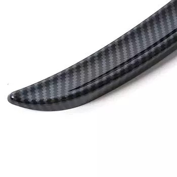 Задний спойлер с удлинителями для Mini Cooper F56 F55 2014+ S /JCW Спойлер Красный Карбон Черный Цвет Автозапчасти Стайлинг чёрный