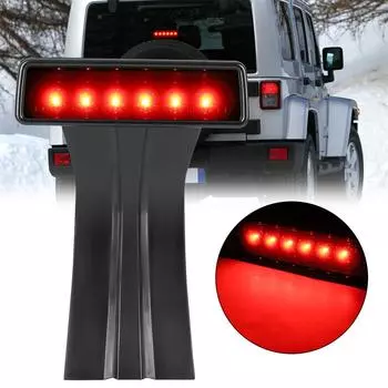 Задний стоп-сигнал со светодиодами и тонированным стеклом для Jeep Wrangler Jk 2007-2018