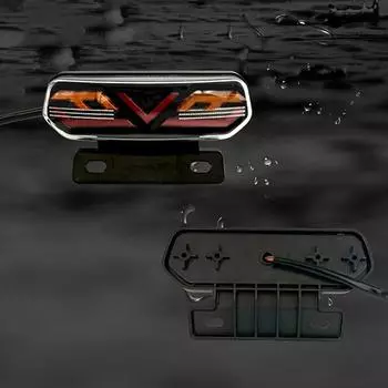 Задний светодиодный стоп-сигнал для мотоцикла, указатели поворота, задний фонарь для квадроцикла 12 В, указатель поворота, аксессуары для мотокросса