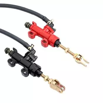 Задний тормозной суппорт гидравлический ремонт заднего тормозного цилиндра для мотоцикла чёрный