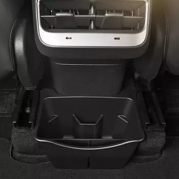 Задний выхлопной патрубок Контейнер для хранения вещей Внутренние аксессуары Моющийся чехол под сиденьем под органайзером