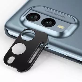Задняя алюминиевая металлическая защита для камеры для Nokia X30, защитная крышка для объектива, чехол для NOKIA X30, NokiaX30, кольцо для объектива, пленка против царапин Nokia X30 чёрный
