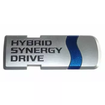 Задняя эмблема Toyota Aqua Synergy Hybrid Drive