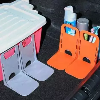 Задняя часть багажника автомобиля, фиксированный держатель для багажника, стойка, устойчивая к вибрациям, держатель для хранения на заборе, регулируемое расстояние, фиксатор для ящиков для хранения оранжевый