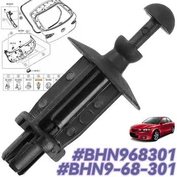 Задняя дверь, полка для багажа, отделка двери, вешалка, ремень, зажим для вешалки BHN9-68-301 BHN968301 для Mazda 3 BM BP CX-3 DK CX-30 DM 2014-2021