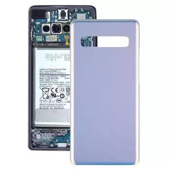 Задняя крышка аккумулятора для Galaxy S10 5G SM-G977B/SM-G977U/SM-G977N (Серебряный) серебряный