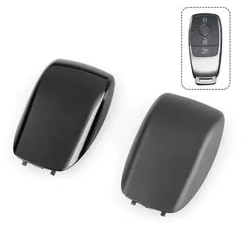 Задняя крышка автомобильного ключа, глянцевая черная, чехол для смарт-ключа, задняя крышка для Mercedes, Benz CES Class GLE, чехол для модернизации автомобильного ключа матовый черный