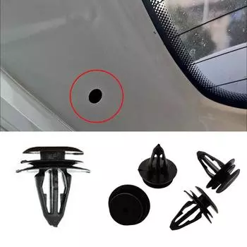 Задняя крышка багажника, полка для посылок, шнур, зажимы для шнура, фиксатор для Mg для Zs Mg 3, пластиковые черные автомобильные аксессуары 10116060 2X