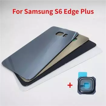 Задняя крышка для Galaxy S6 Edge Plus G928, задняя дверца аккумулятора с объективом Camern золотистый