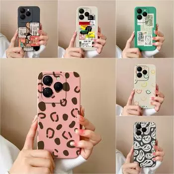 Задняя крышка для Infinix Smart 8 GT 20 Pro Note 40 Pro + чехлы для телефонов с защитой от падения, силиконовые мягкие модные этикетки, высококачественный роскошный бампер для Itel RS4 Infinix Zero 30 4G