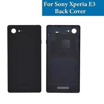 Задняя крышка для Sony Xperia E3 Задняя крышка аккумулятора Корпус Дверца Задняя панель для Sony D2203 D2206 D2243 D2202 Заменить белый