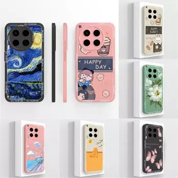Задняя крышка для Tecno Camon 30 20 Pova 6 5 Pro Pop 8 Spark 20 Модный чехол с рисунком граффити Защитная пленка для экрана Жидкий силиконовый чехол для телефона для Tecno Shell Tecno Camon 30