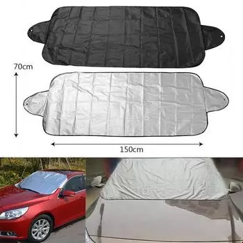 Задняя крышка лобового стекла автомобиля, серебристая лента, снежный козырек