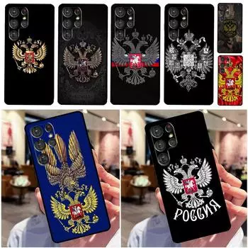 Задняя крышка с изображением герба России и орла для Samsung Galaxy S20 FE S21 FE S22 Ultra Note 20 10 S8 S9 S10 S22 Plus Galaxy S10
