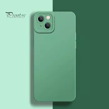 Задняя крышка телефона, противоударный ультратонкий однотонный чехол из ТПУ для iPhone 13 Mini/13/13 Pro/13 Pro Max for iPhone 13 Pro чёрный