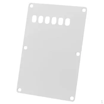 Задняя панель Pickugard Tremolo Cavity Cover для электрогитар ST SQ — белая, согласно описанию