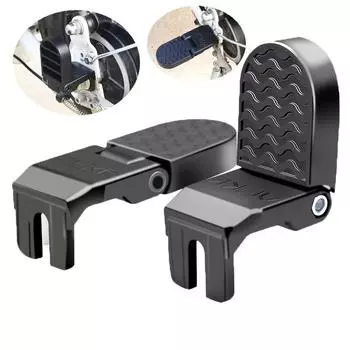 Задняя педаль для электрического велосипеда Складная педаль для заднего колеса велосипеда Электрическая универсальная педаль для стоячего велосипеда 10MM