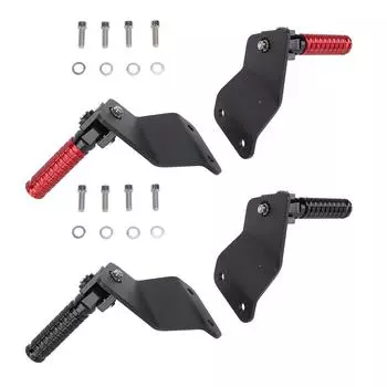 Задняя подножка для мотоцикла с улучшенным контролем и повышенным трением. Педаль для задней подножки из алюминиевого сплава. Red