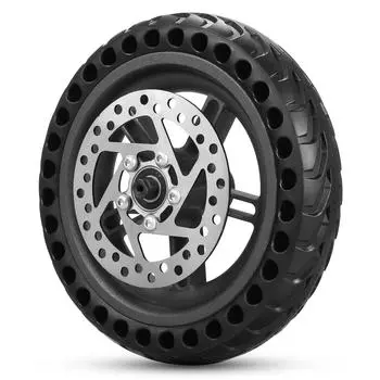 Задняя шина для электрического скутера со ступицей колеса, комплект дисковых тормозов, 8,5-дюймовое твердое колесо для электрического скутера чёрный