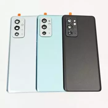 Задняя стеклянная крышка для OnePlus 9RT 5G, 1+9RT, сменная батарея задней дверцы, задняя крышка корпуса с клеем синий