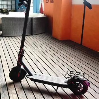 Задняя стойка для электрического скутера, багажник для скутера с твердым подшипником, прочная стальная стойка для переноски, замена для Xiaomi M365 1S Pro чёрный