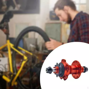 Задняя втулка велосипеда 20 отверстий аксессуары 9T односкоростной горный велосипед дисковый тормоз серебряный