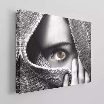 Загадочная девушка в маске, картины на холсте, красивая женщина, современные портретные постеры, принты для гостиной, спальни, настенная роспись, художественные фотографии, украшение для дома 20x30cm No Frame белый