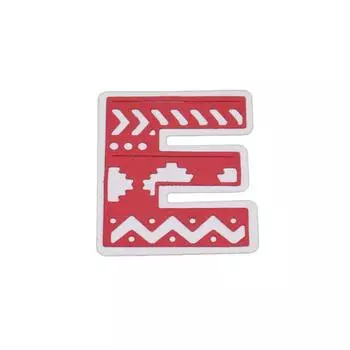 Заглавная буква E рамка металлический серебристый трафарет тиснение резка штампы для скрапбукинга бумага альбом карты изготовление серебряный