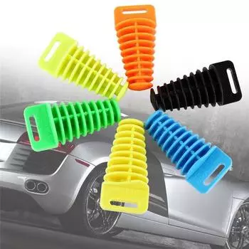 Заглушка для глушителя выхлопной трубы мотоцикла 9,8 см * 4,2 см силиконовая заглушка для глушителя выхлопной трубы мотоцикла для мотокросса CHINA