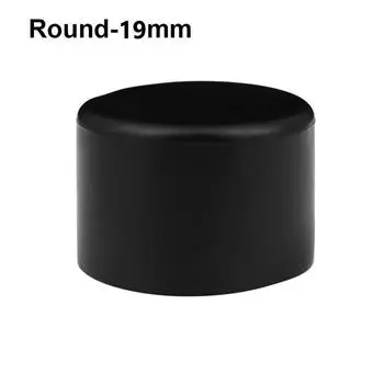 Заглушка для ножки стула Нижняя заглушка для ножки стула Мебельная резина Black 19mm