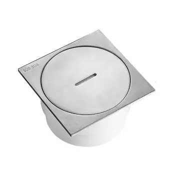 Заглушка для слива из нержавеющей стали для балкона, для труб DN75, предотвращает засорение и закупорку волос 10*10 50 tubes