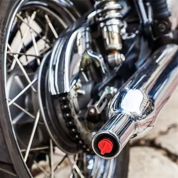 Заглушка для выхлопной трубы мотоцикла мотокросса резиновая заглушка для воздухоотводчика глушитель заглушка для промывки трубы протектор чёрный