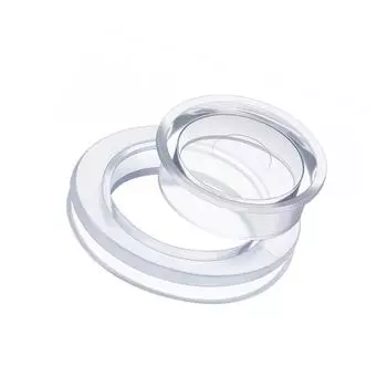 Заглушка и колпачок для отверстия для зонтика, набор для садового стола, 2 дюйма, прозрачный