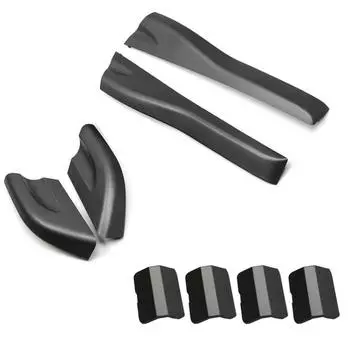 Заглушка рейлинга багажника на крышу автомобиля Замена оболочки Черная для Hyundai Tucson 2004-2008