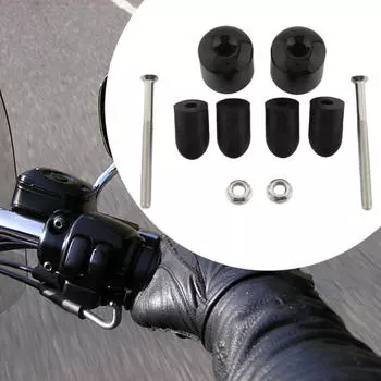 Заглушки для руля мотоцикла, крышки ручек, крышки заглушек для ручек, прямая замена для 400 450 чёрный