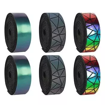 Заглушки для руля велосипеда Лента для обертывания руля Лента для ручек Лента для руля Светоотражающая лента для руля велосипеда