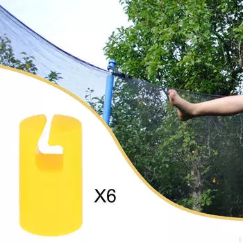 Заглушки для стоек батутного ограждения подходят для защиты концов сетки Premium Net толщиной 25 мм 6pcs