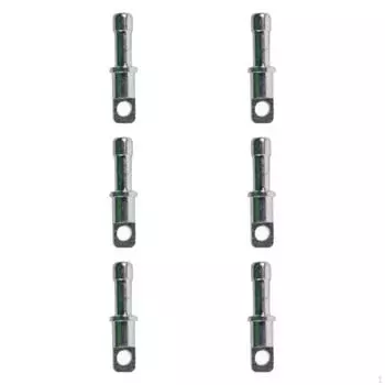 Заглушки для стоек палатки 8,5 мм/0,33 дюйма, алюминиевые компоненты походное снаряжение 6 Pack