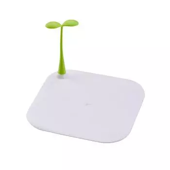 Заглушки Маленькие ростки травы Ростки канализационной фасоли Форма Дезодорирующий коврик Силиконовый коврик против насекомых и запаха Сливная крышка для пола Кухня Ванна жёлтый