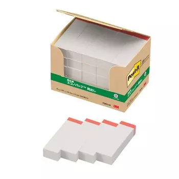 Заголовок заметки Красная полоса 50 x 15 мм 100 листов x 25 книг Post-it 7001-W