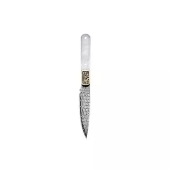 Заготовки для ножей из дамасской стали DIY Полуфабрикат Чайный нож Игла Прямой нож для отдыха Ручной инструмент Материаловедение