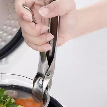 Захват для чаши. Жаростойкая полированная поверхность. Нескользящая эргономичная нержавеющая сталь. Удобная ручка. Противоожоговая сталь. Горячая продажа. A