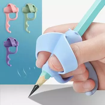 Захват для карандашей, 4 шт., детский держатель для карандашей для письма, детская обучающая практика, силиконовая ручка для ручки, устройство для коррекции осанки 4-Pack