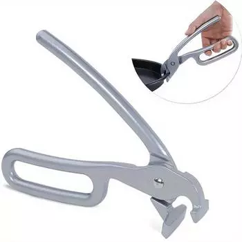 Захват для пиццы из литого алюминия, противень для выпечки, миска, кастрюля, тарелка, щипцы для пиццы, зажим-зажим